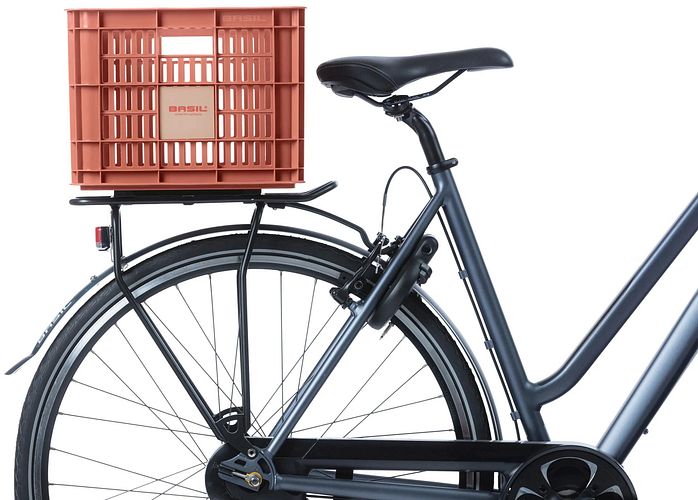 Basil Crate M Korb vorne rot