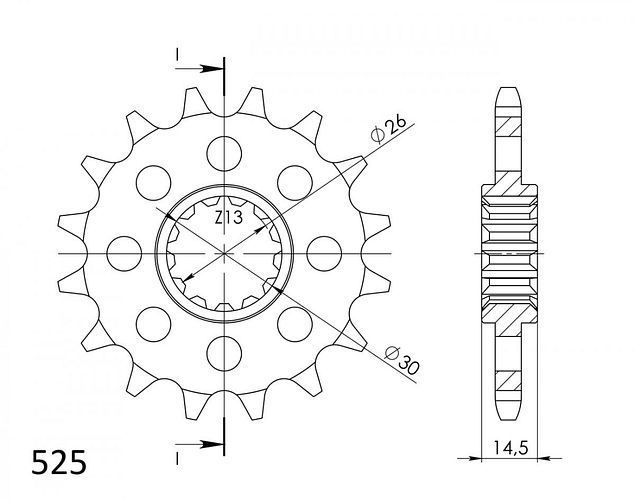 Supersprox Ritzel 525 15Z