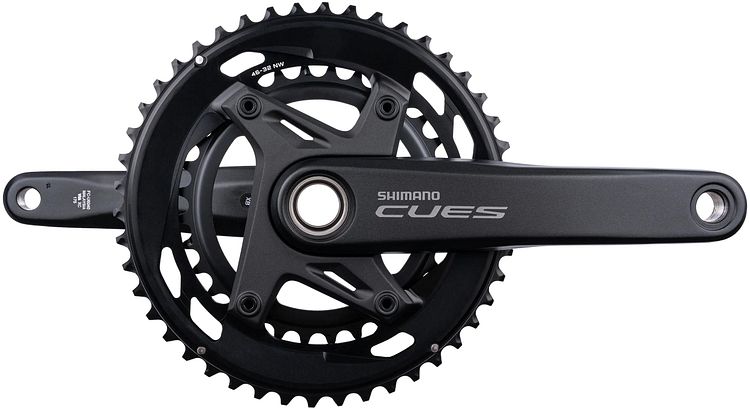 Shimano Kettenradgarnitur CUES FC-U6040-2 32/46 Zähne schwarz 175 mm Kurbellänge