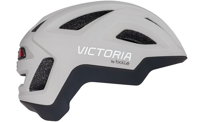 Victoria React LED Helm 55-59 cm weiß, grau, schwarz