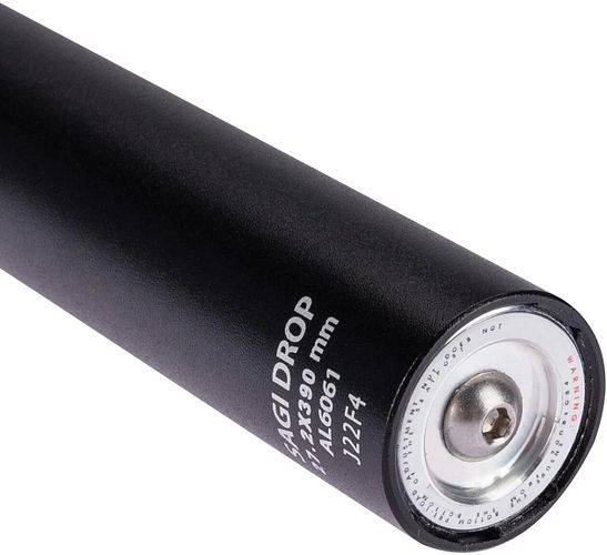 CONTEC Variosattelstütze Sagi Drop 27,2 mm schwarz