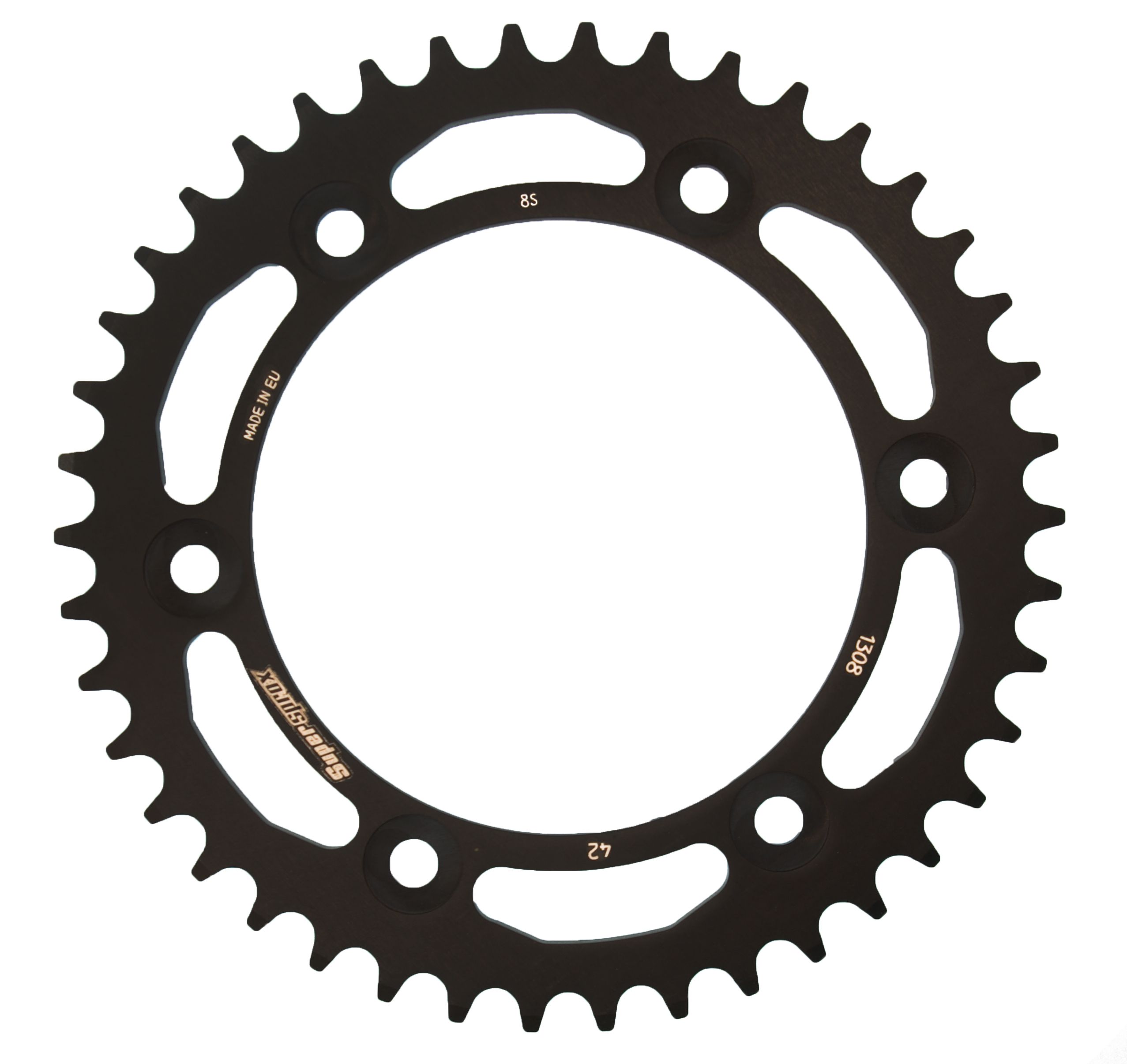 Supersprox Alu-Kettenrad 520 42Z (Schwarz)
