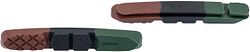 CONTEC Bremsgummi V-Stop 3D 72 mm schwarz, grün, braun