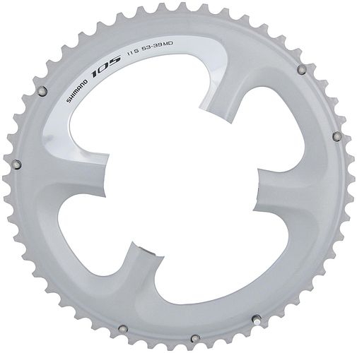 Shimano Kettenblatt 105 5800 53 Zähne silber