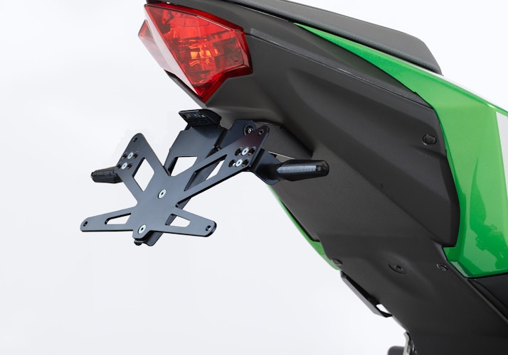 PROTECH Kennzeichenhalterset inkl. Reflektor und Kennzeichenbeleuchtung X-SHAPE 125ccm - 7240002