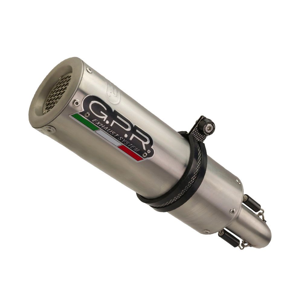 GPR Endschalldämpfer Ducati Hyperstrada 821 2013/16 EC-Approv. slip-on exhaust catalized M3 Inox 