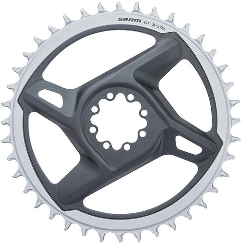 SRAM Kettenblatt X-Sync Road 40 Zähne grau Direktmontage, Red Force XPLR