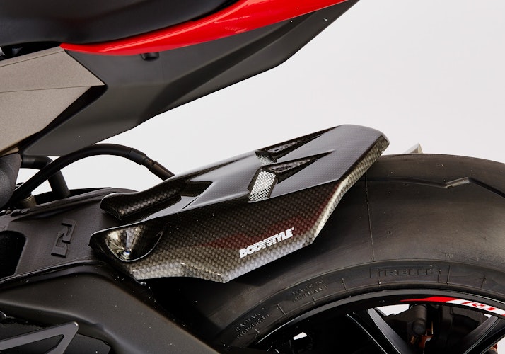 BODYSTYLE Raceline Hinterradabdeckung ABS Kunststoff Carbon Look für YAMAHA MT-10 / SP, YZF-R1, YZF-R1 M