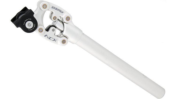 SR Suntour Parallelogramm-Federsattelstütze SP25 31,6 mm silber
