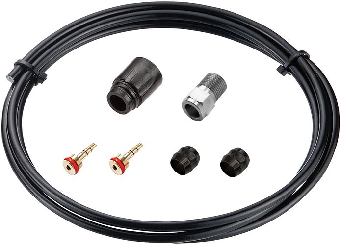 TRP Bremsleitungs-Kit 2000 mm schwarz Ø 5,0 Standard Anschluss, für TT