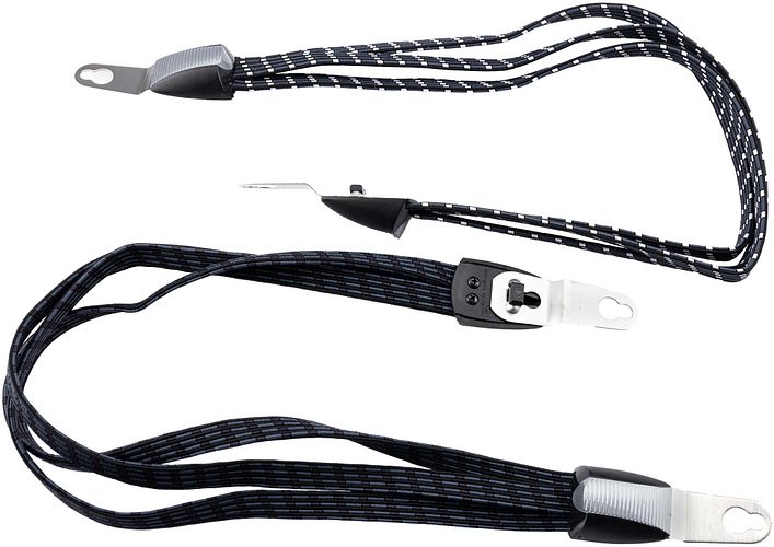 Widek Spanngurt Trio 60 cm schwarz-grau-weiß