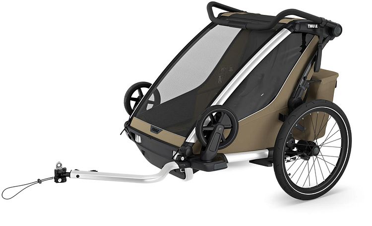 Thule Kinderanhänger Chariot Cross 2 Double braun