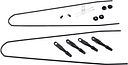 Vorschaubild CONTEC Schutzblech-Set Splash Protect DLX 28 Zoll schwarz 28" - 55 mm breit