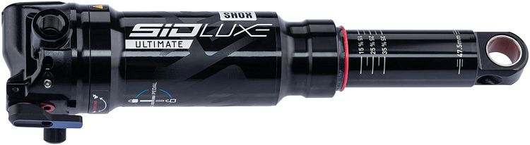 RockShox Federbein SIDLuxe Ultimate 3P 185 mm schwarz 47,5"