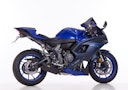 Vorschaubild SHARK KOMPLETTANLAGE Edelstahl beschichtet schwarz-matt DSX-10 für YAMAHA YZF-R7 EURO5  
