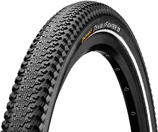 Continental Double Fighter III Reifen 28 × 1 3/8" schwarz Reflex