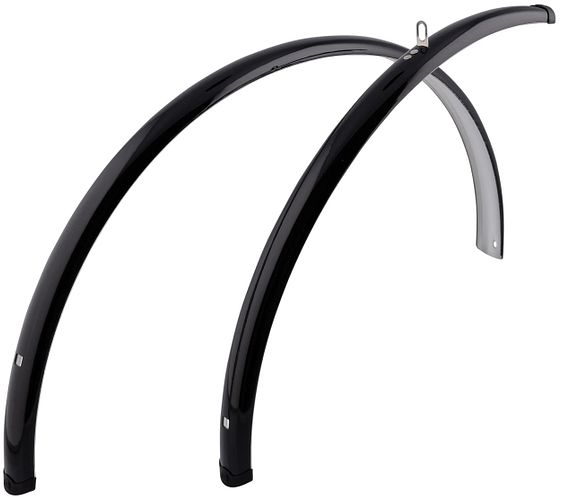 CONTEC Schutzblech-Set Splash Protect 28 Zoll schwarz 28" - 42 mm breit, schwarz glänzend