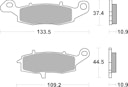 Vorschaubild SBS Bremsbelag 886HF Street Ceramic
