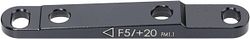 TRP Adapter Flat Mount für 140/160 mm vorne schwarz
