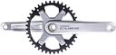 Vorschaubild Shimano Kettenradgarnitur CUES FC-U6030-1 40 Zähne 175 mm silber,schwarz