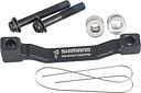 Vorschaubild Shimano Scheibenbremsadapter Post Mount 203 mm hinten schwarz