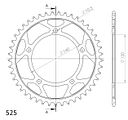 Vorschaubild Supersprox Stahl-Kettenrad 525 45Z (Schwarz)