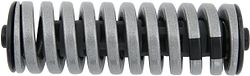 by,schulz Federelement LT schwarz, graues Federelement extra hard (125-150 kg)