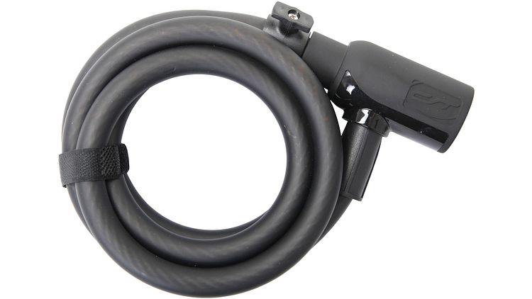 CONTEC Spiralkabelschloss PowerLoc schwarz