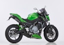Vorschaubild SHARK KOMPLETTANLAGE Edelstahl beschichtet schwarz-matt DSX-10 für KAWASAKI Ninja 650,Z650 EURO4  