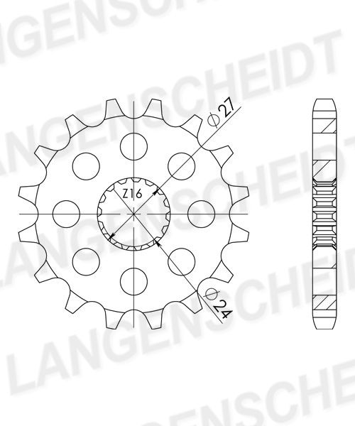 Supersprox Ritzel 525 17Z