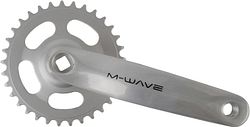 M-Wave Kettenradgarnitur 33 Z 170 mm silber