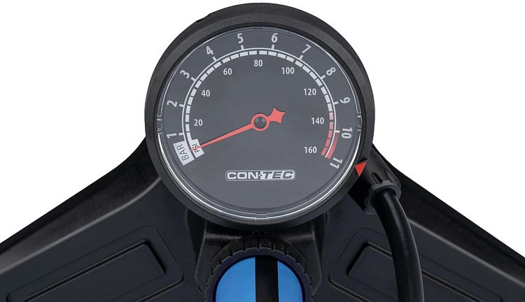 CONTEC Standpumpe Air Support Twist schwarz/blau