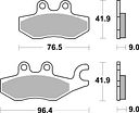 Vorschaubild SBS Scooterbelag 187HM Street Ceramic