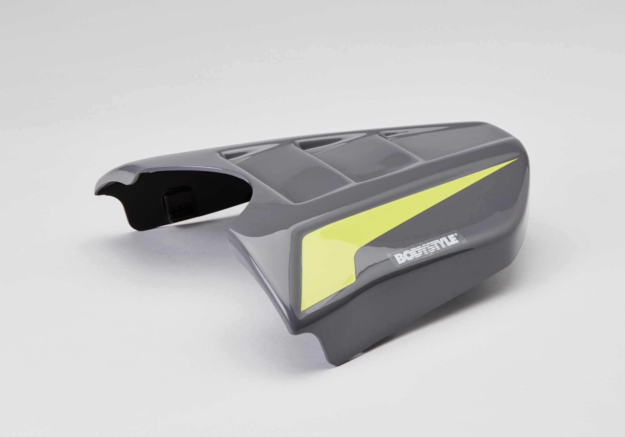BODYSTYLE Sportsline Sitzkeil ABS Kunststoff grau/gelb für YAMAHA MT-10 / SP 