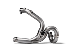 Akrapovič Optional Header (Titanium) Ducati Scrambler  2021-2022 [E-D8E2]