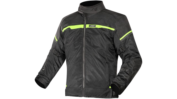 LS2 Riva Jacke Schwarz / Gelb Herren Gr.3xl