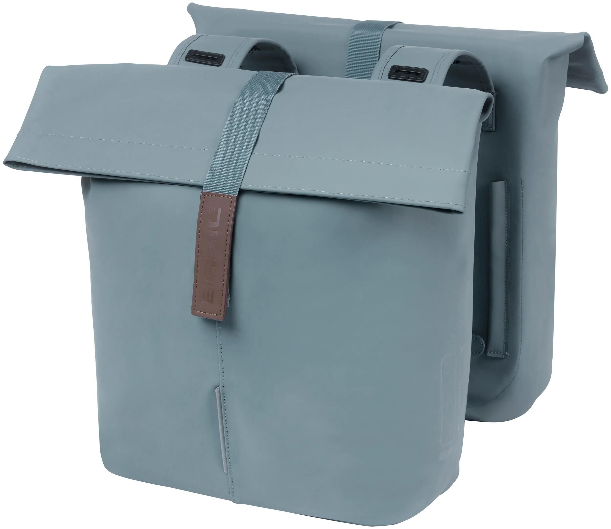Basil City Double Pannier Bag Doppeltasche blau