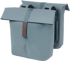 Basil City Double Pannier Bag Doppeltasche blau