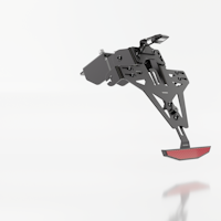 HIGHSIDER pro Kennzeichenhalter Akron-RS Kawasaki