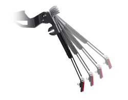 PROTECH X-SHAPE Kennzeichenhalterset mit LED-Rücklicht, Kennzeichenbeleuchtung und Reflektor Alu & Stahl Schwarz für SUZUKI GSX-8R, GSX-8S, GSX-8T