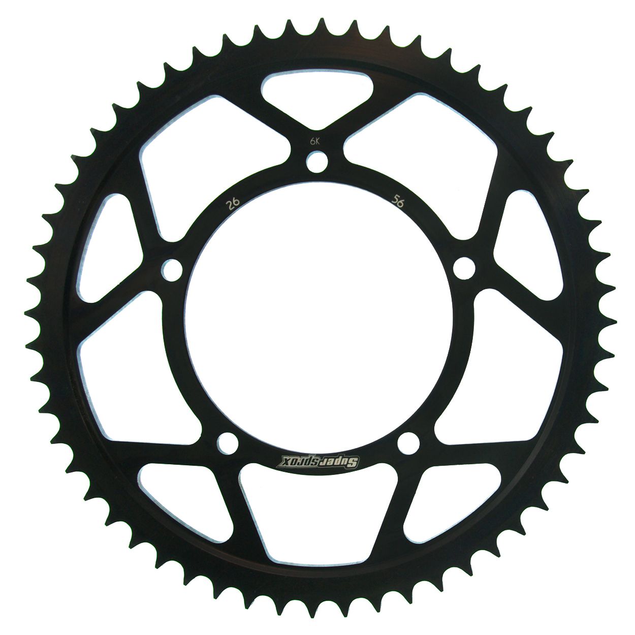 Supersprox Stahl-Kettenrad 428 56Z (Schwarz)