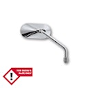 Vorschaubild HIGHSIDER smart Lenkerspiegel Agila Chrom Oval, Rechts, Nicht E-Geprüft (1Stck.)