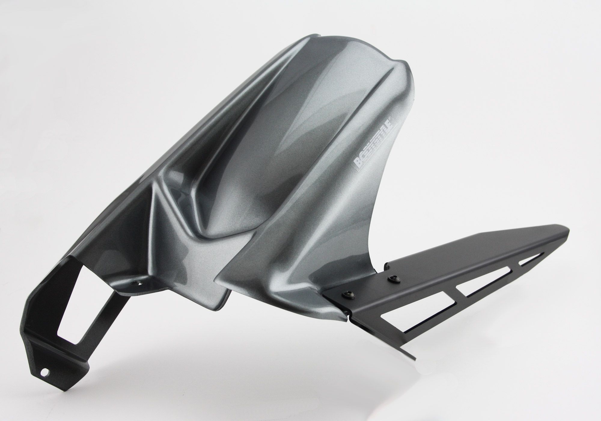 BODYSTYLE Sportsline Hinterradabdeckung mit Alu-Kettenschutz ABS Kunststoff silber für HONDA CB1000R 