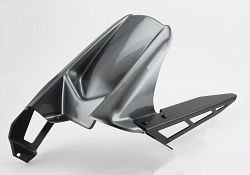 BODYSTYLE Sportsline Hinterradabdeckung mit Alu-Kettenschutz ABS Kunststoff silber für HONDA CB1000R 