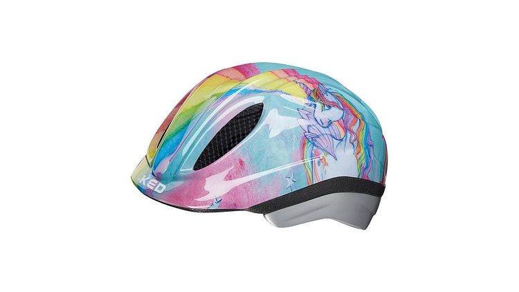 Bike Fashion Kinderhelm Einhorn Paradies 52-57 cm bunt
