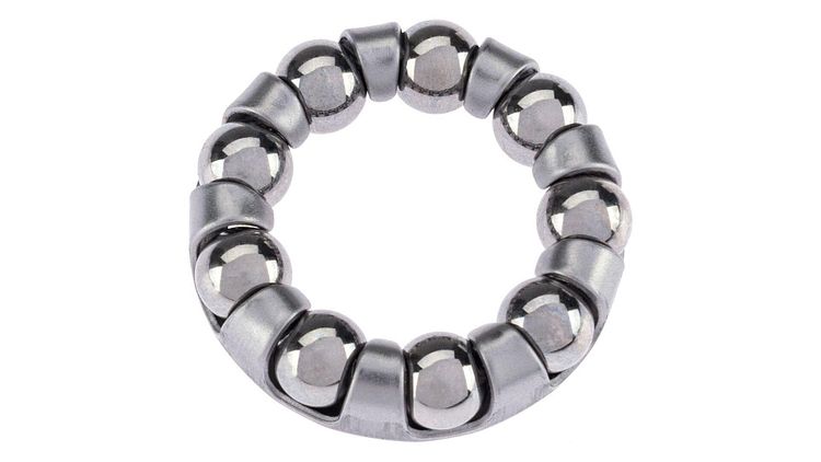 CONTEC Kugelring Tretlager 1/4" 9 Stk. silber