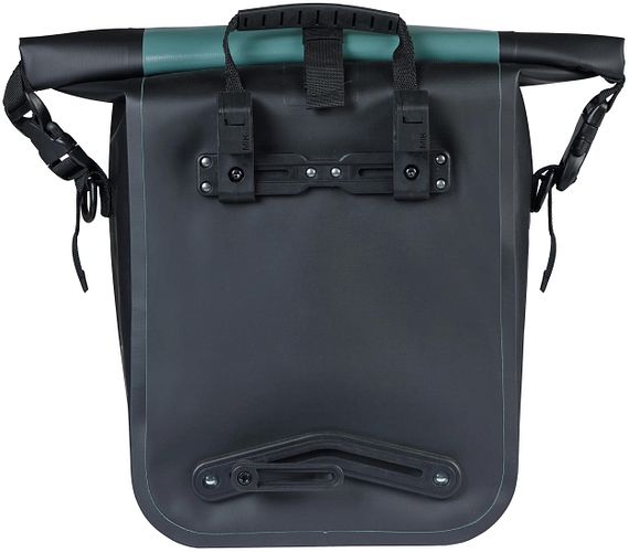 Basil Rivo Einzeltasche 15 l silber,grün