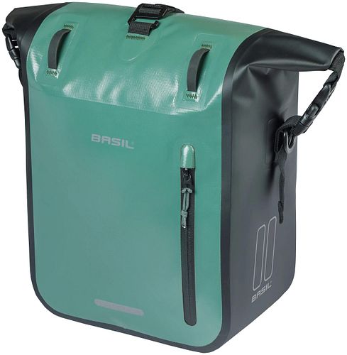 Basil Rivo Einzeltasche 15 l silber,grün