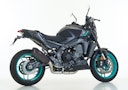 Vorschaubild SHARK KOMPLETTANLAGE Edelstahl beschichtet schwarz-matt DSX-10 für YAMAHA MT-09 / SP,MT-09 Automatik (Y-AMT) EURO5+  