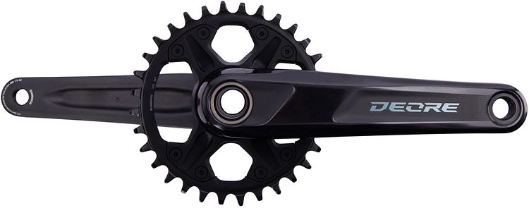 Shimano Kettenradgarnitur Deore FC-M6100-1 32 Zähne schwarz 175 mm Kurbellänge